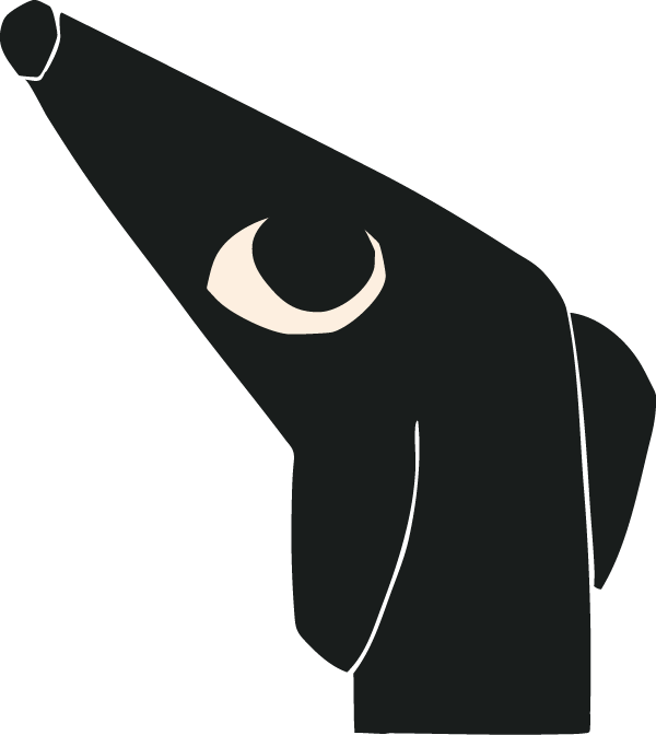 Illustration of Rodney looking up